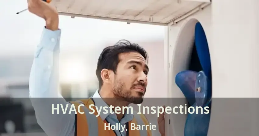 HVAC System Inspections Holly, Barrie - ON